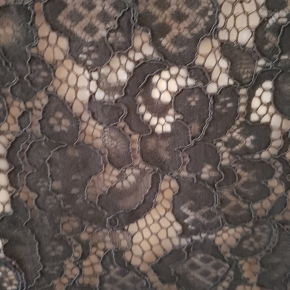 LOFT black lace evening dress 👗 🖤 - Picture 4 of 10